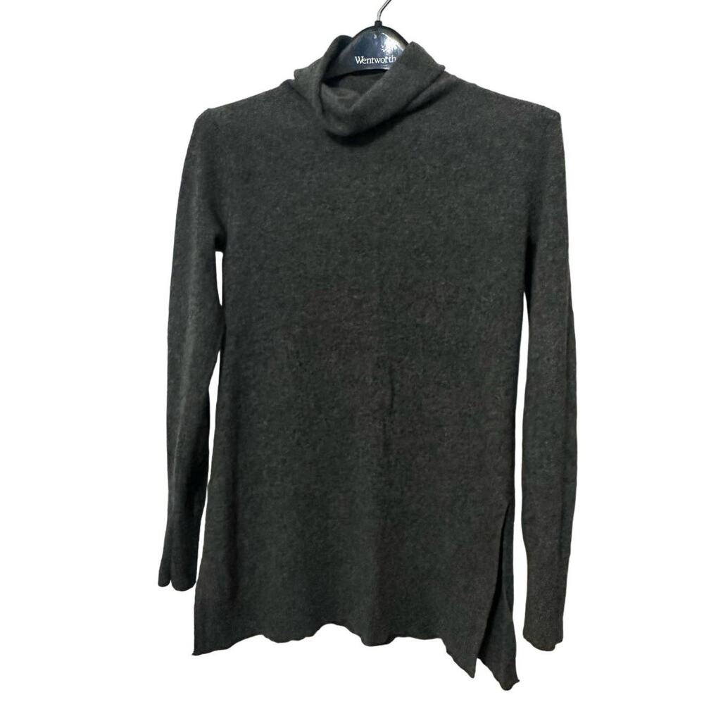 Ann Taylor Wool Gray Cowl Next Sweater Size XS